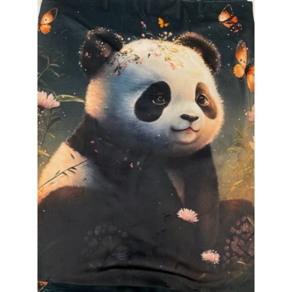 Veliūras soft motyvas 50x50cm PANDA Veliūras soft motyvas 50x50cm PANDA
